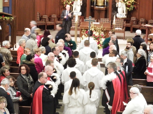 Picture of Holy Communion procession at Holy Trinity Church